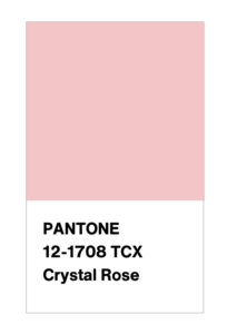 PANTONE 12-1708 TCX Crystal Rose