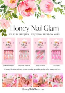 Honey Nail Glam press on nails